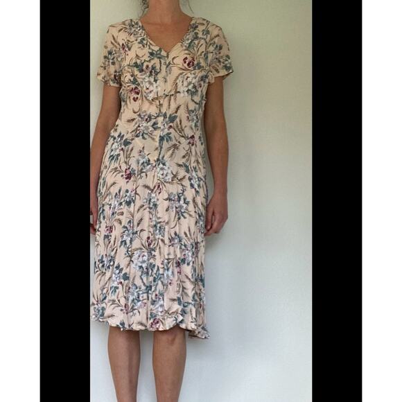 Spring Floral, Vintage Sun Dress - Picture 2 of 4